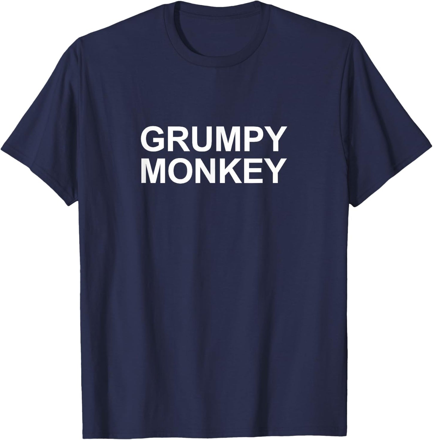 Grumpy Monkey T-Shirt - T-Shirt | Navy