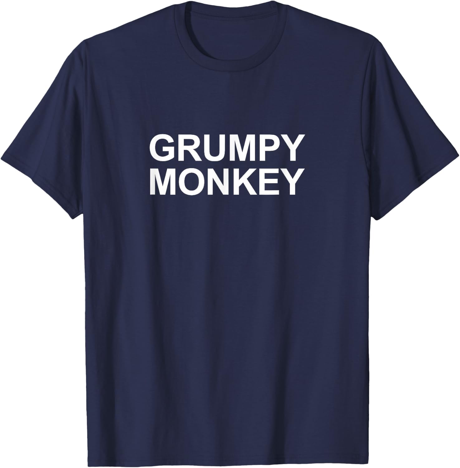 Grumpy Monkey T-Shirt - T-Shirt | Navy