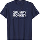 Grumpy Monkey T-Shirt - T-Shirt | Navy
