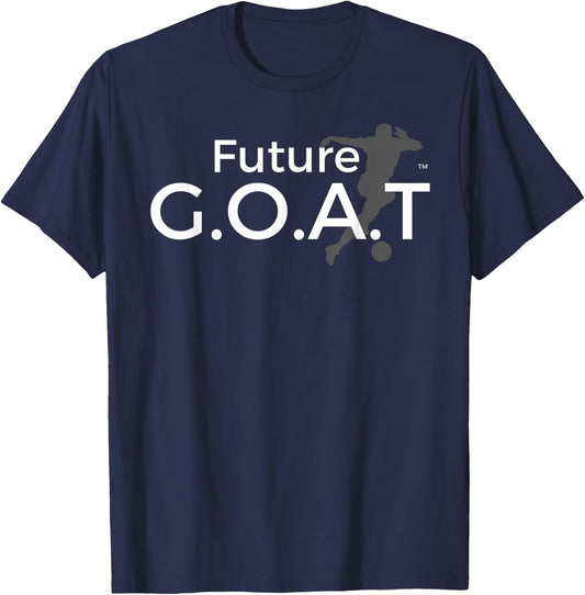 Future G.O.A.T. Soccer Football T-Shirt - T-Shirt | Navy