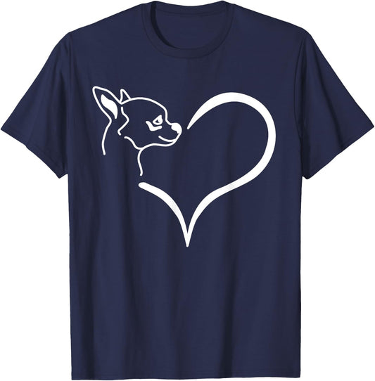 Chihuahua Dog cute Chihuahuas pet funny Chihuahua T-Shirt - T-Shirt | Navy