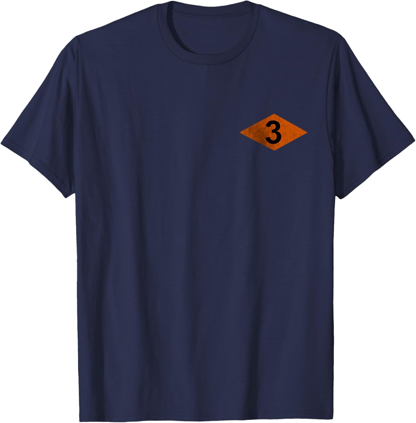Vintage Ranger Diamond 3rd Battalion RLTW Logo Military Papa T-Shirt - T-Shirt | Navy