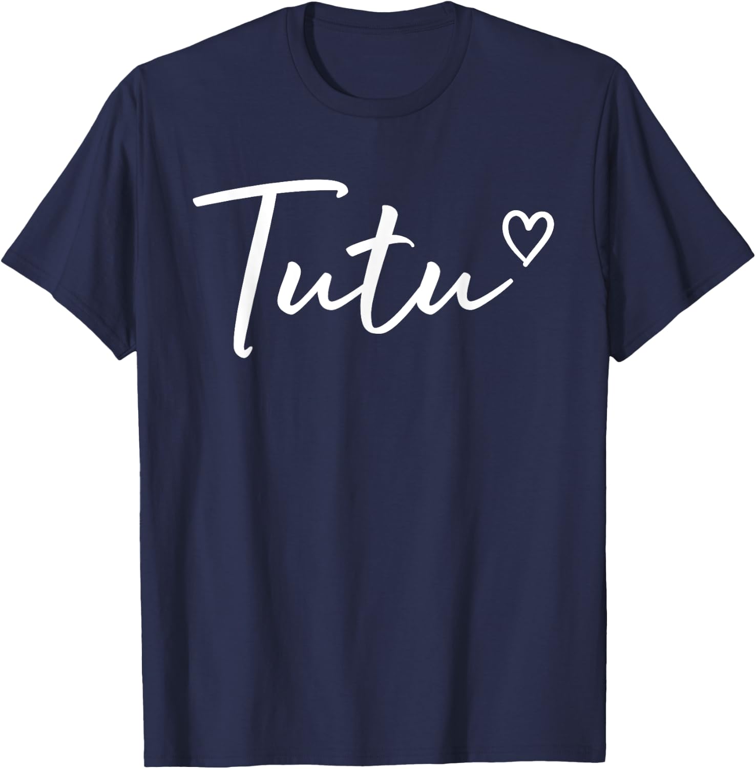 Tutu Gifts Grandma Heart Mother's Day Tutu T-Shirt - T-Shirt | Navy
