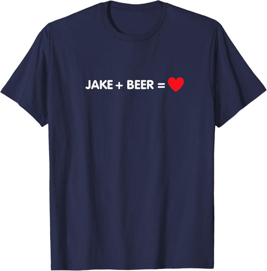 Jake loves Beer - Jake Beer T-Shirt - T-Shirt | Navy
