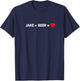 Jake loves Beer - Jake Beer T-Shirt - T-Shirt | Navy