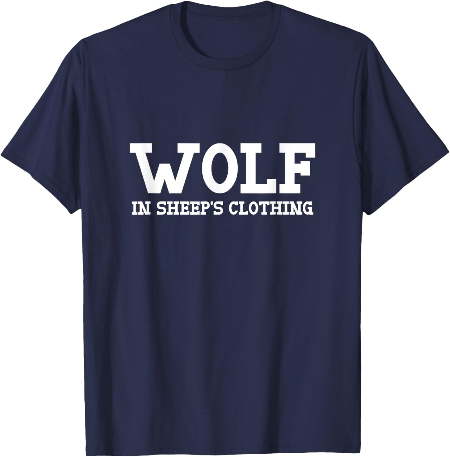 Wolf in sheep's clothing Halloween Costume Sheep Wolves T-Shirt - T-Shirt | Navy
