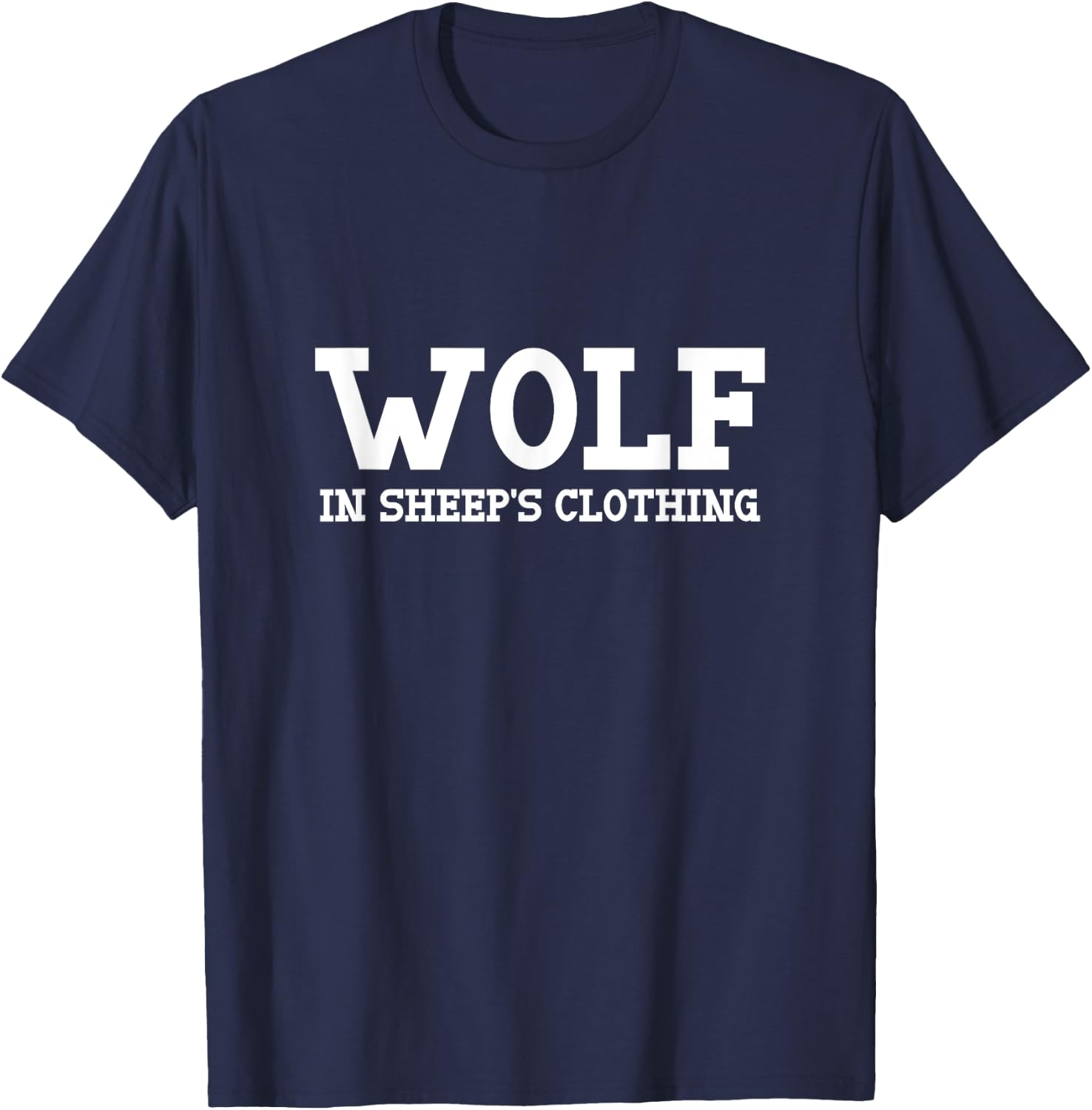 Wolf in sheep's clothing Halloween Costume Sheep Wolves T-Shirt - T-Shirt | Navy