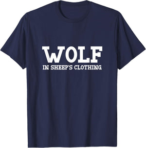 Wolf in sheep's clothing Halloween Costume Sheep Wolves T-Shirt - T-Shirt | Navy
