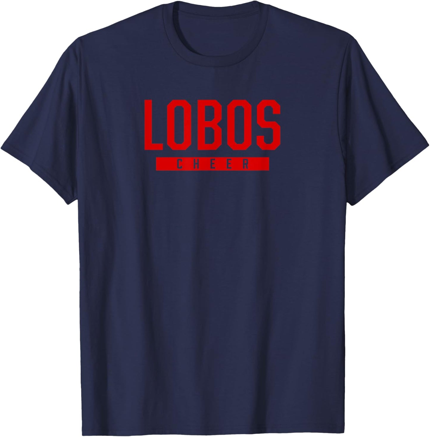 Langham Creek Lobos Cheer HS T-Shirt - T-Shirt | Navy