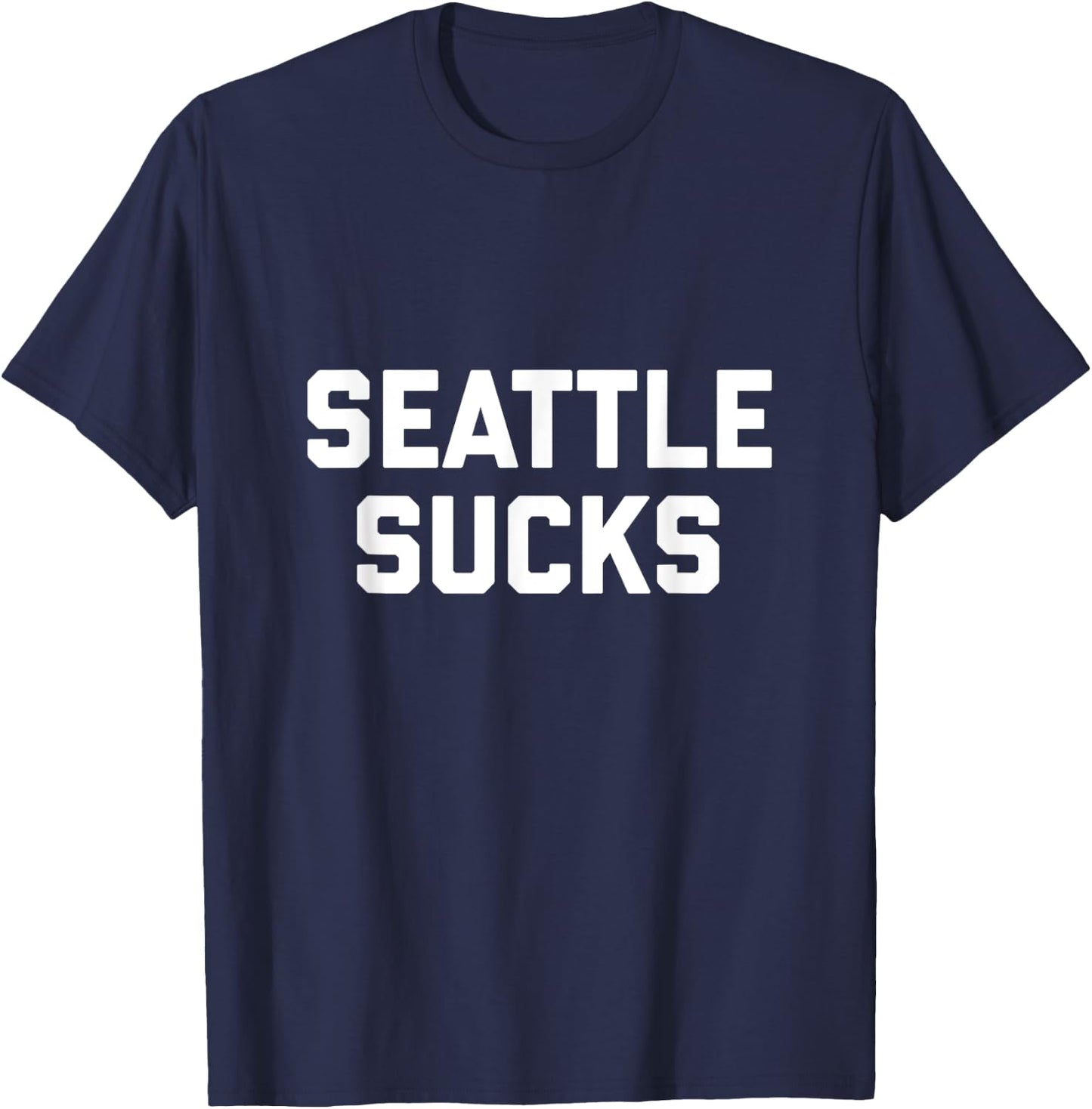 Seattle Sucks T-Shirt - T-Shirt | Navy