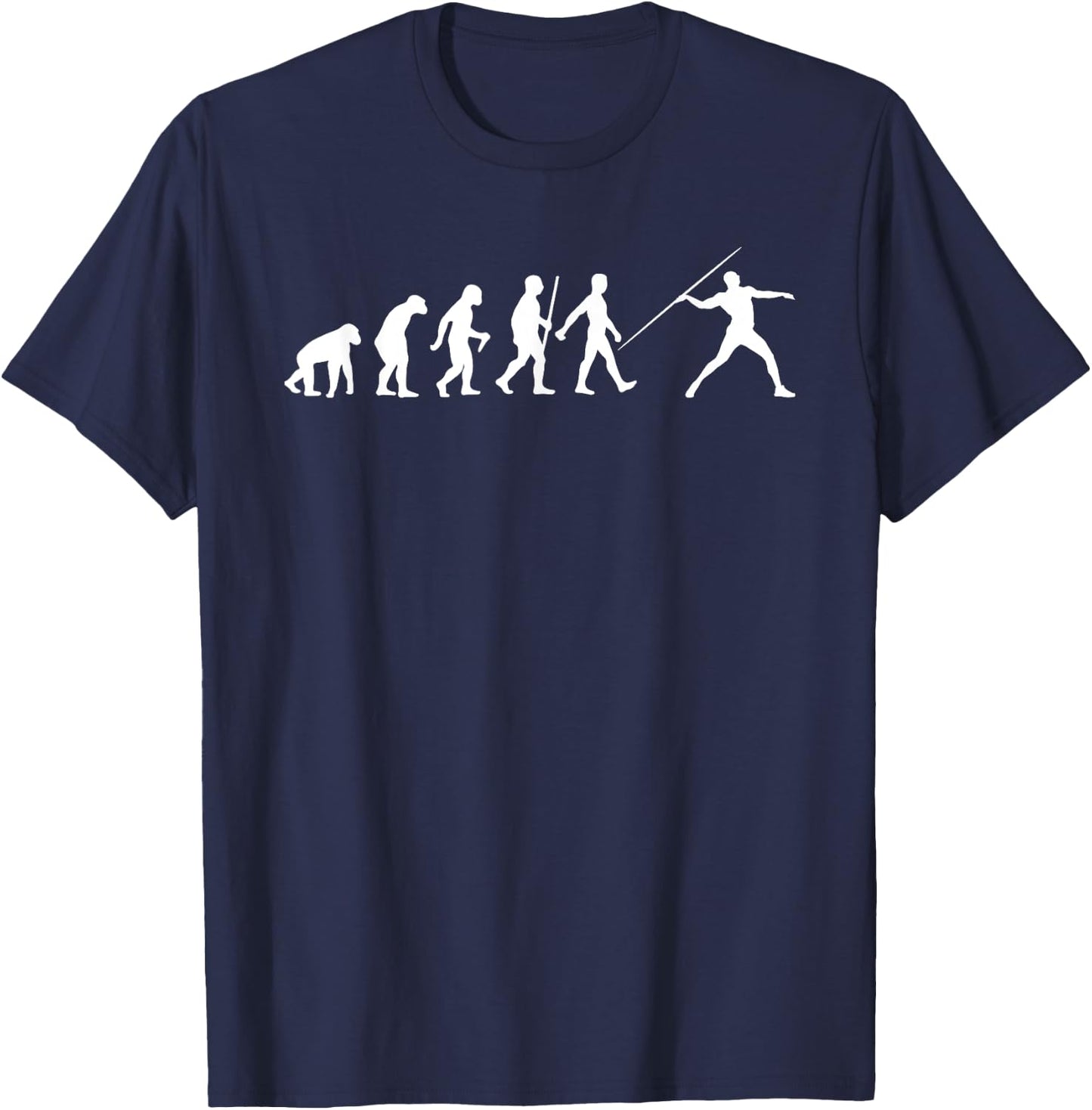 Javelin Thrower Art Women Track And Field Javelin T-Shirt - T-Shirt | Navy