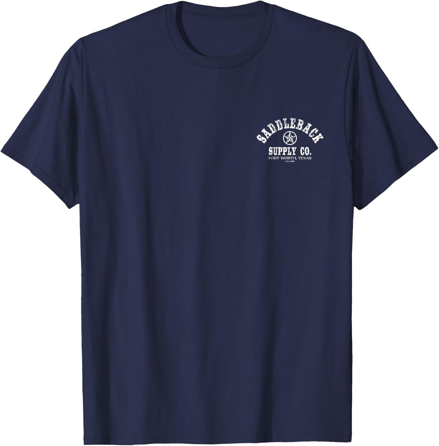 Saddleback Hunting Dog Hunting, Ranching Lightweight Graphic Men Women Girls Kids T-Shirt - T-Shirt | Navy