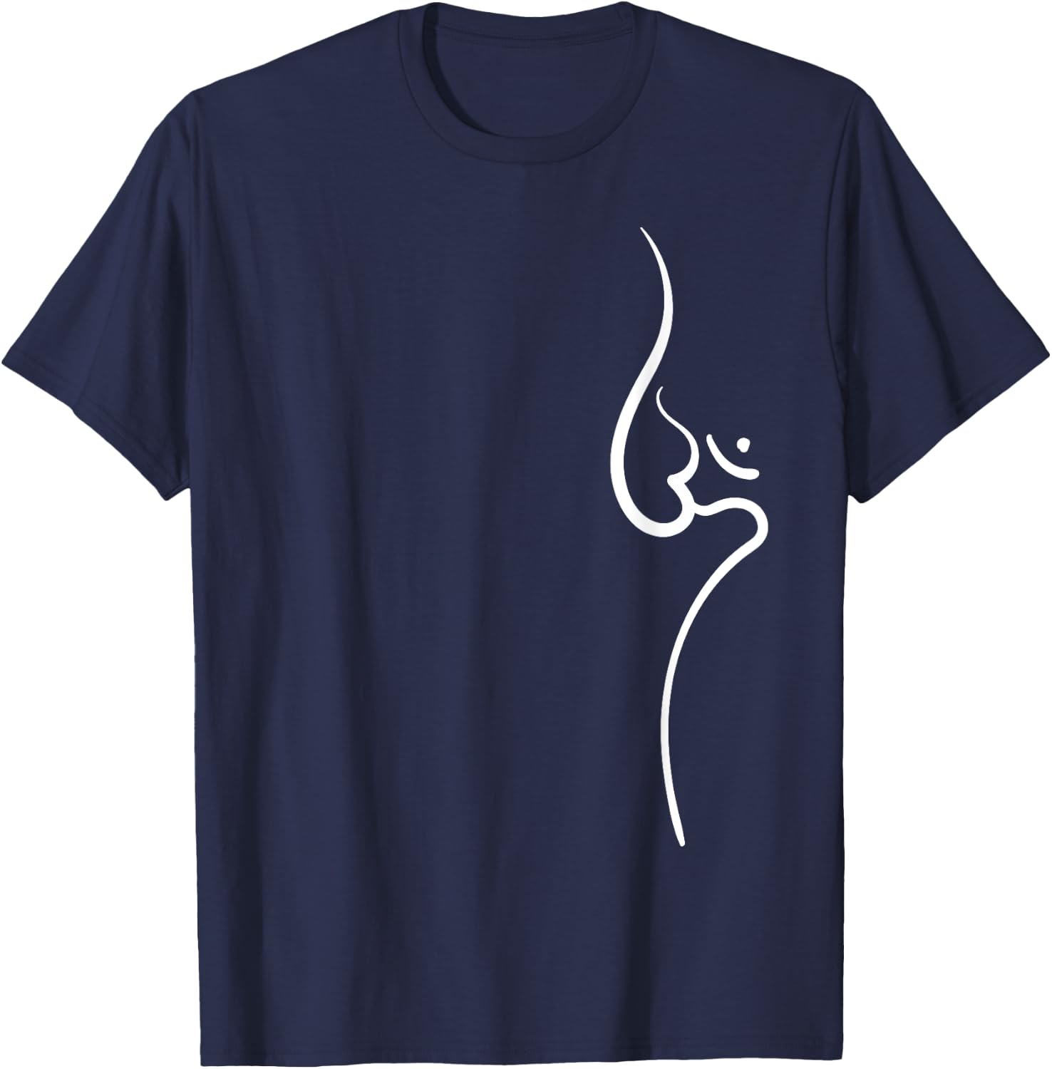 Om Namah Shivaya Indian God Namaste Ohm Durga Puja Hindu Om T-Shirt - T-Shirt | Navy