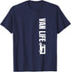 Vanlife Nomads Vintage Distressed Van Life T-Shirt - T-Shirt | Navy