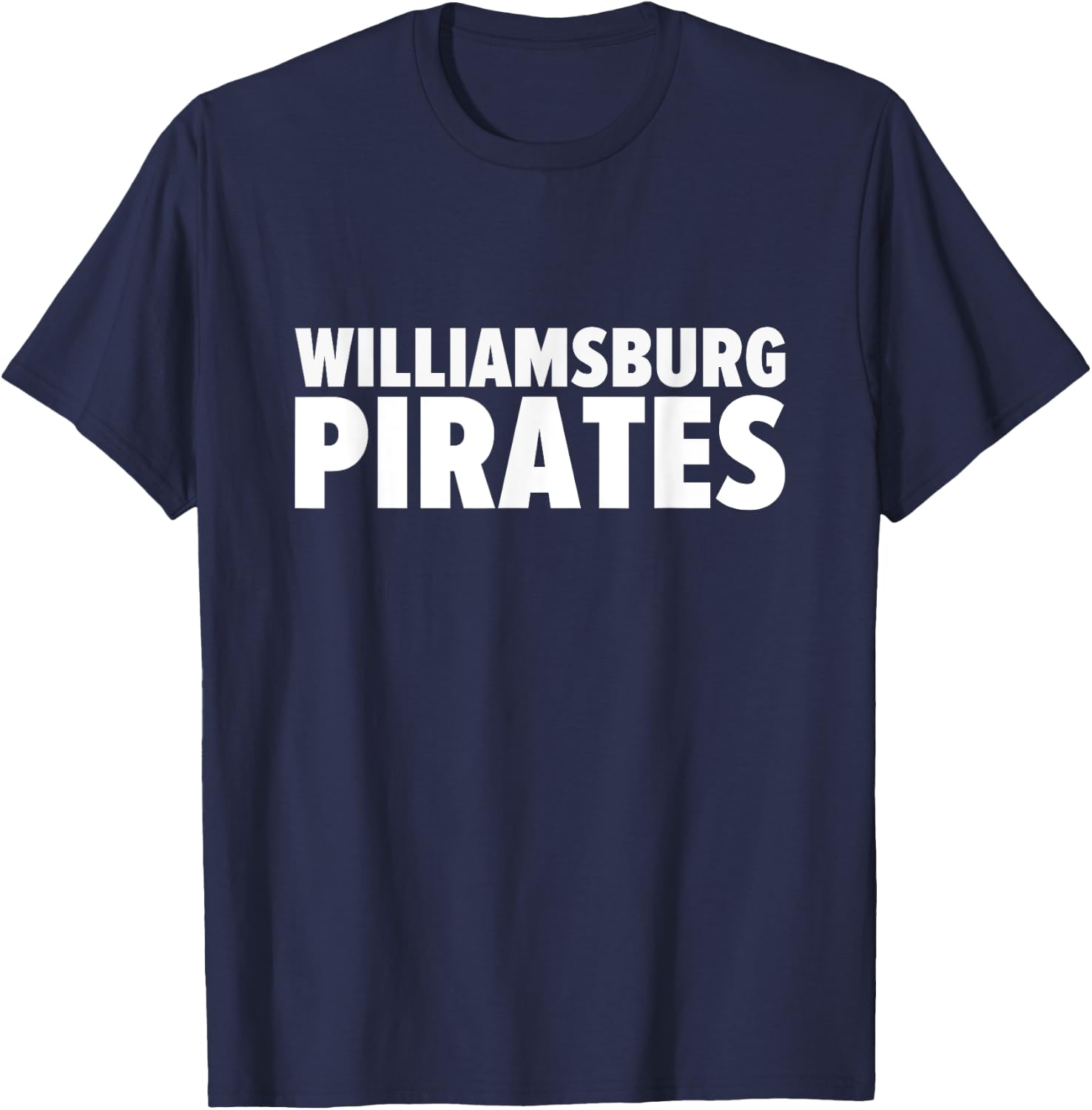 Williamsburg Pirates Bold T-Shirt - T-Shirt | Navy