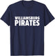 Williamsburg Pirates Bold T-Shirt - T-Shirt | Navy
