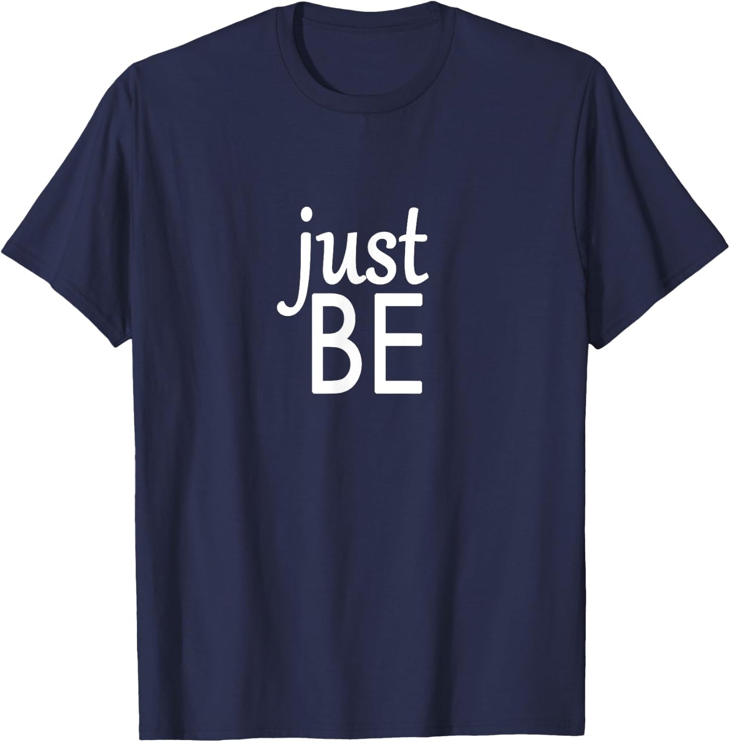 Mindful and Yoga - Just Be T-Shirt - T-Shirt | Navy