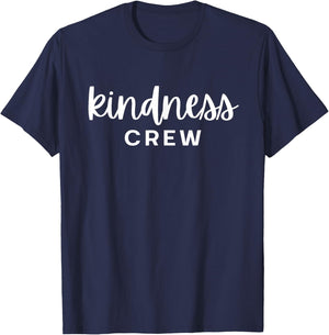 Kindness Crew Women's Men's & Kid's T-Shirt - T-Shirt | Navy