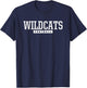 Williamsburg Wildcats Football HS T-Shirt - T-Shirt | Navy