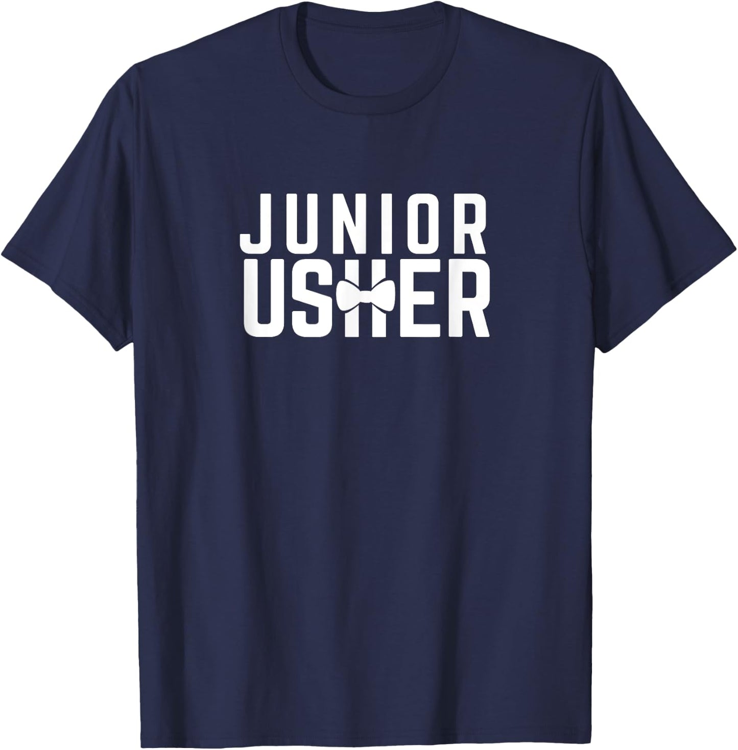 Junior Usher Ceremony Attendant Wedding Rehearsal T-Shirt - T-Shirt | Navy