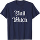 Nail Witch Manicurist Halloween Nail Tech T-Shirt - T-Shirt | Navy