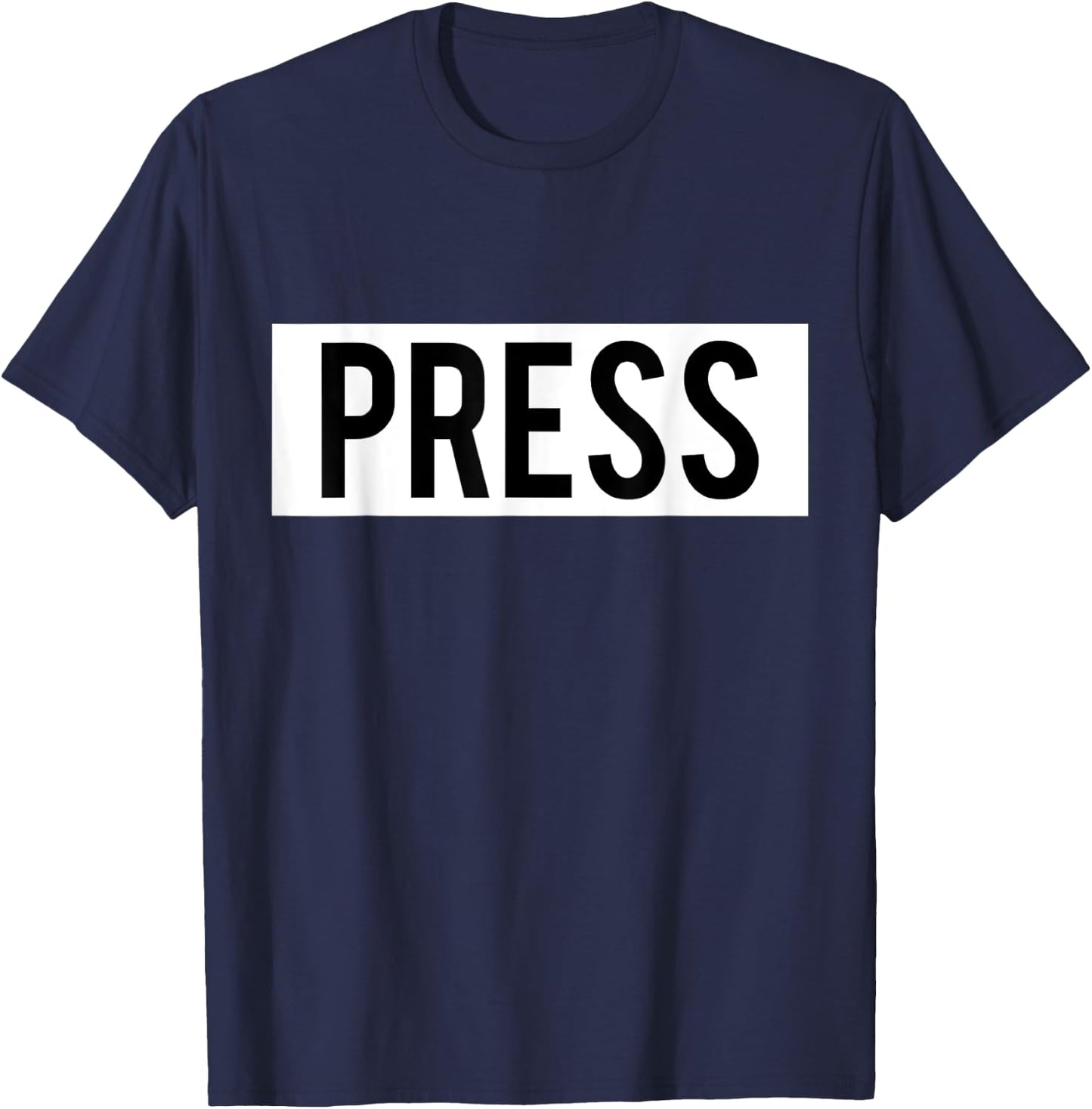 Press Journalist Palestine Press Palestinian Press T-Shirt - T-Shirt | Navy