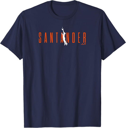 Anthony Santander - Air Santander - Baltimore Baseball T-Shirt - T-Shirt | Navy