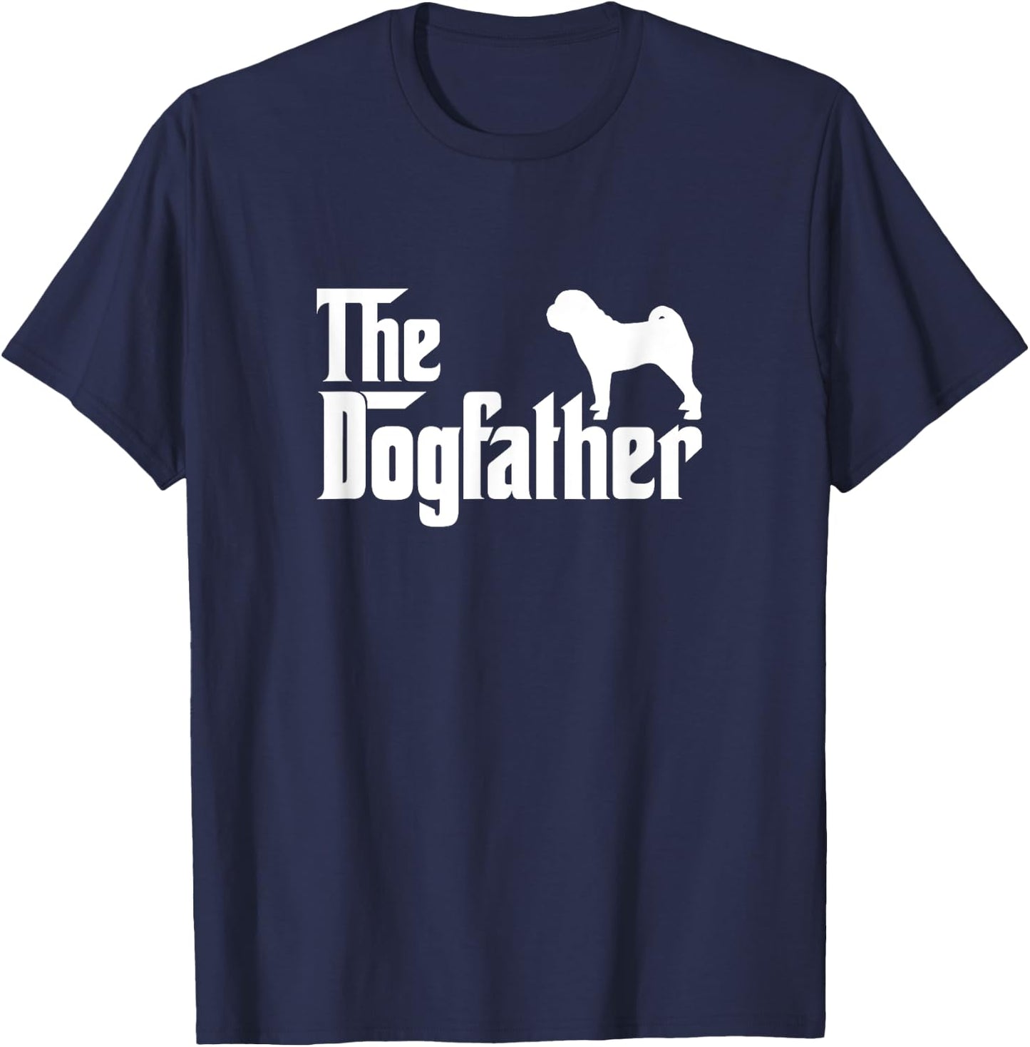 Chinese Shar-pei The DogFather T-Shirt - T-Shirt | Navy