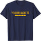 Roanoke Rapids Yellow Jackets Cheer HS T-Shirt - T-Shirt | Navy
