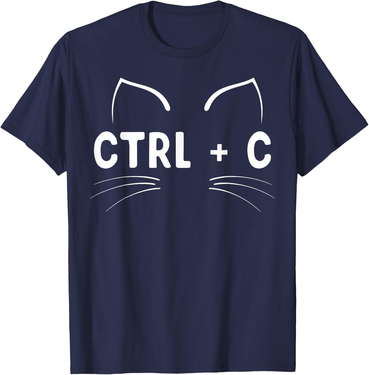 Copy Cat Halloween Costume for Cat Lover Pet Owner Couples T-Shirt - T-Shirt | Navy