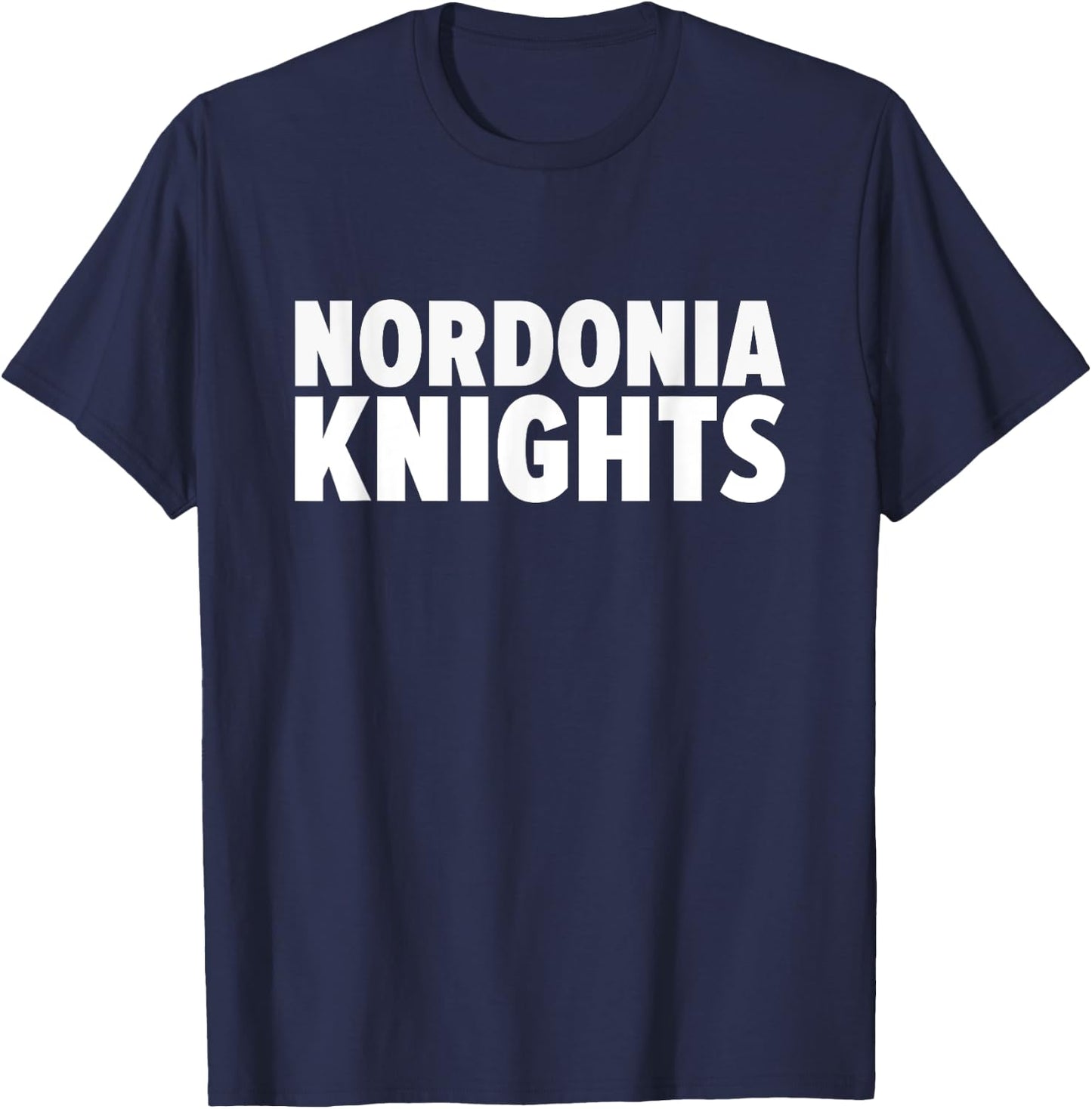 Nordonia Knights Bold T-Shirt - T-Shirt | Navy