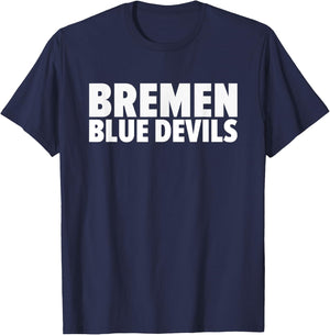 Bremen Blue Devils Bold T-Shirt - T-Shirt | Navy