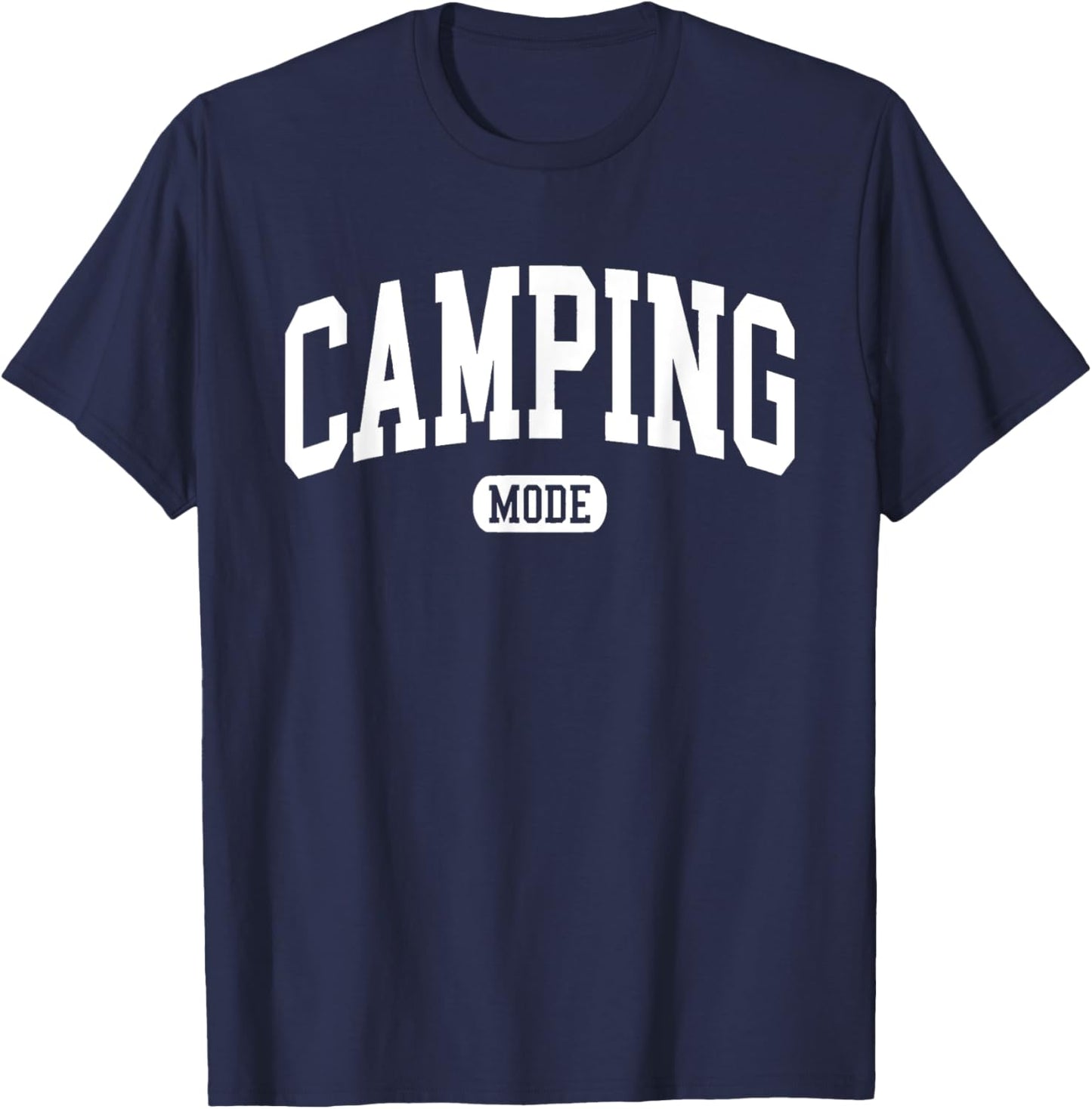 Retro Camping Mode Camper Hiking Lover Camping Crew Outside T-Shirt - T-Shirt | Navy