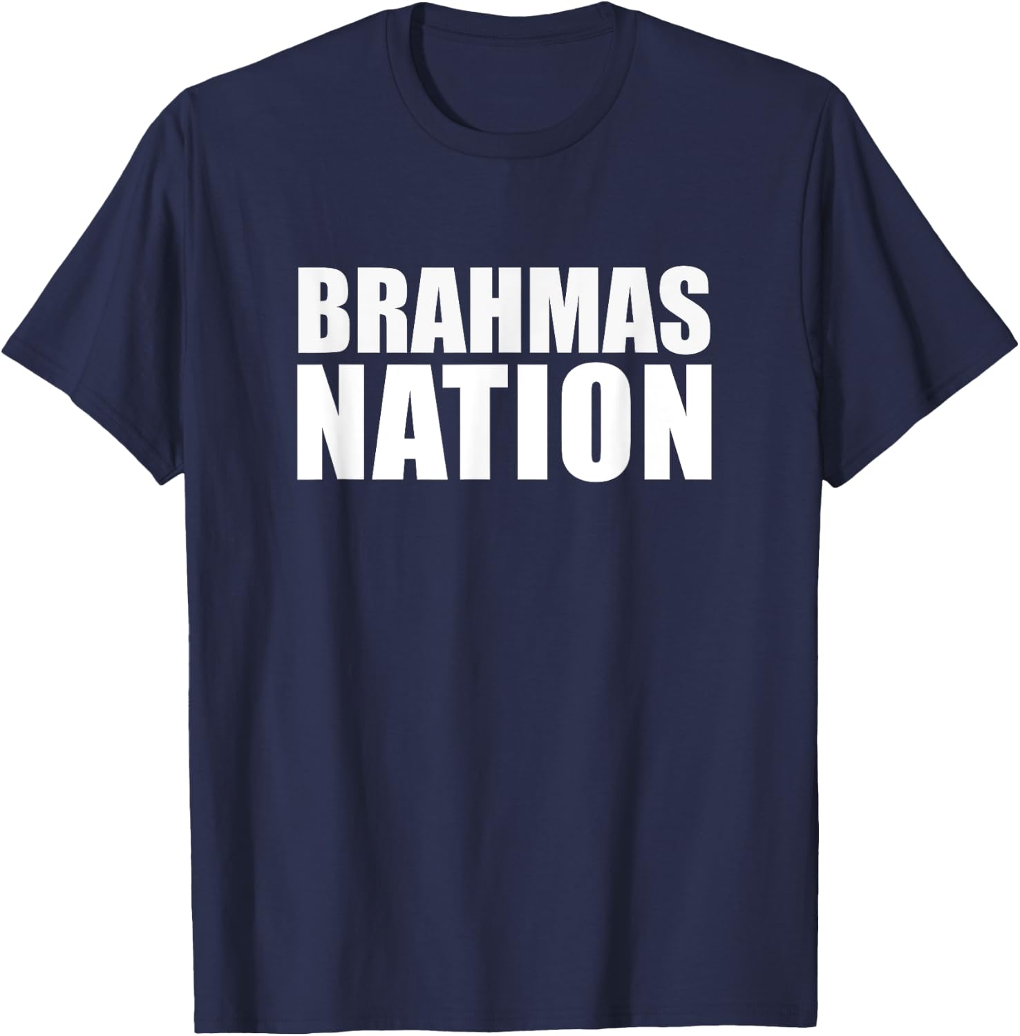 Macarthur Brahmas Nation HS T-Shirt - T-Shirt | Navy