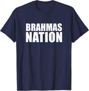 Macarthur Brahmas Nation HS T-Shirt - T-Shirt | Navy
