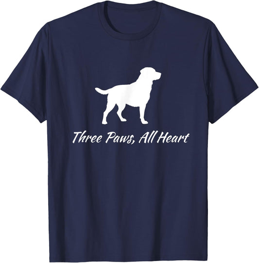 Three Legged Dog Women T-Shirt - T-Shirt | Navy