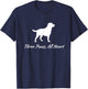 Three Legged Dog Women T-Shirt - T-Shirt | Navy