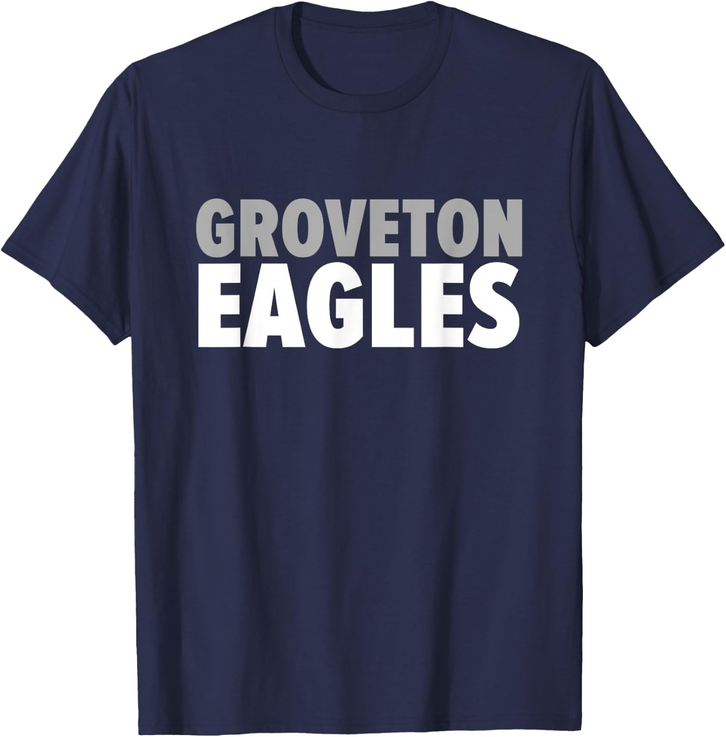 Groveton Eagles Bold T-Shirt - T-Shirt | Navy