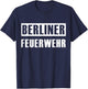 Berlin Fire Brigade Uniform Fireman T-Shirt - T-Shirt | Navy