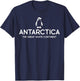Antarctica Continent - Penguin - Penguins South Pole T-Shirt - T-Shirt | Navy