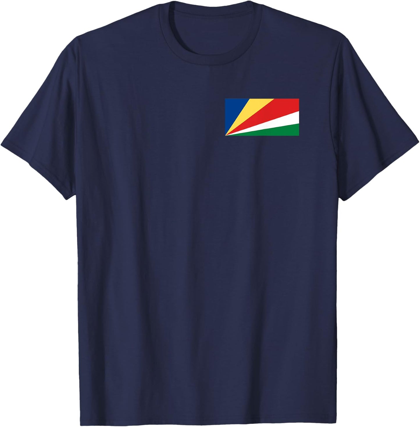 Seychellois Flag of Seychelles T-Shirt - T-Shirt | Navy
