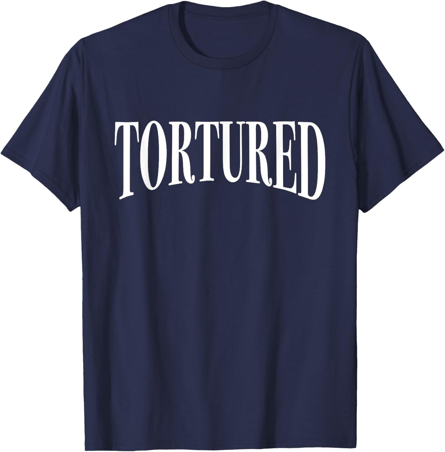 Tortured Shirt, Gothic Emo Tortured T-Shirt - T-Shirt | Navy