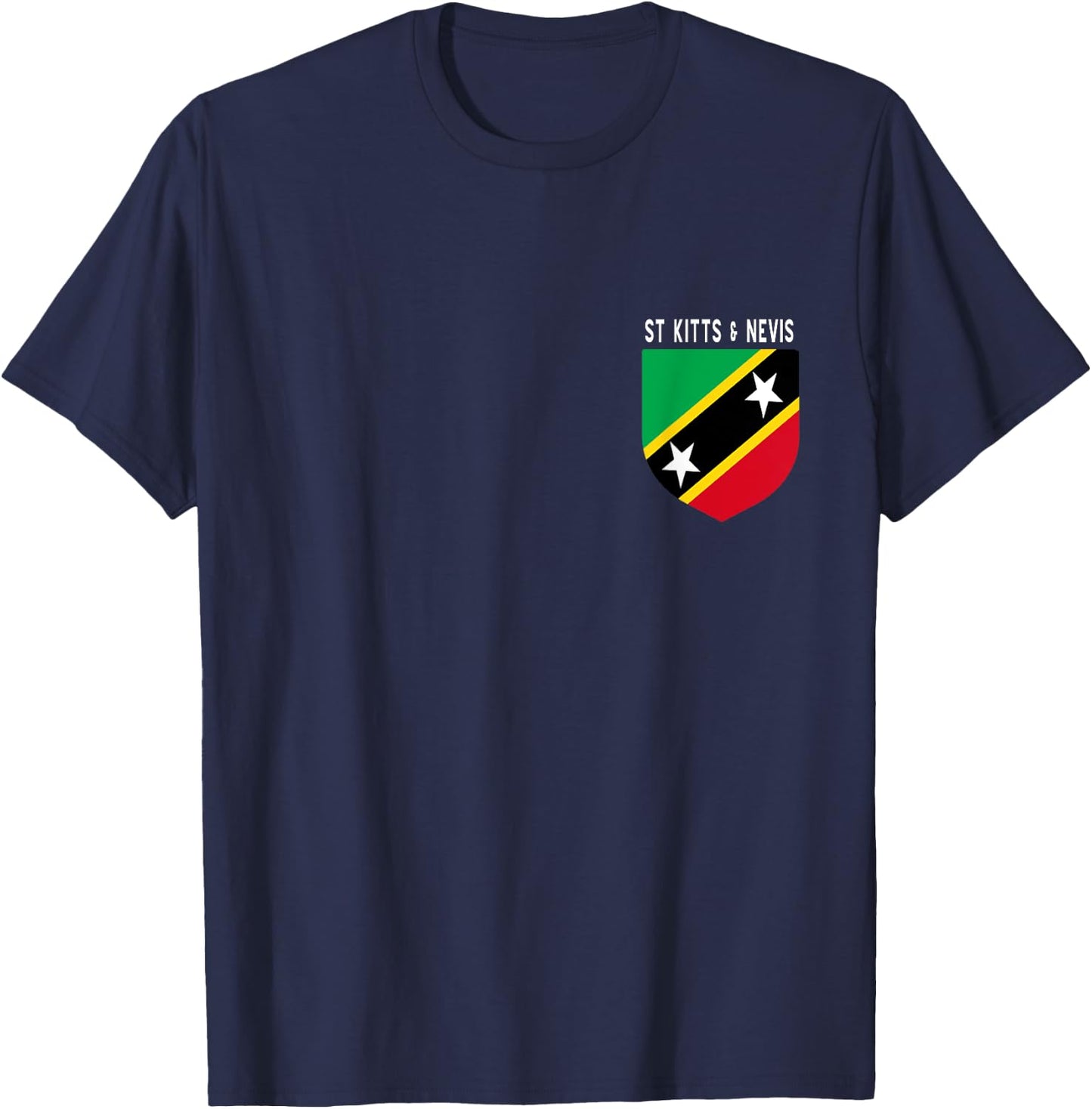 St Kitts Nevis Caribbean Flag Gifts Independence Souvenir T-Shirt - T-Shirt | Navy