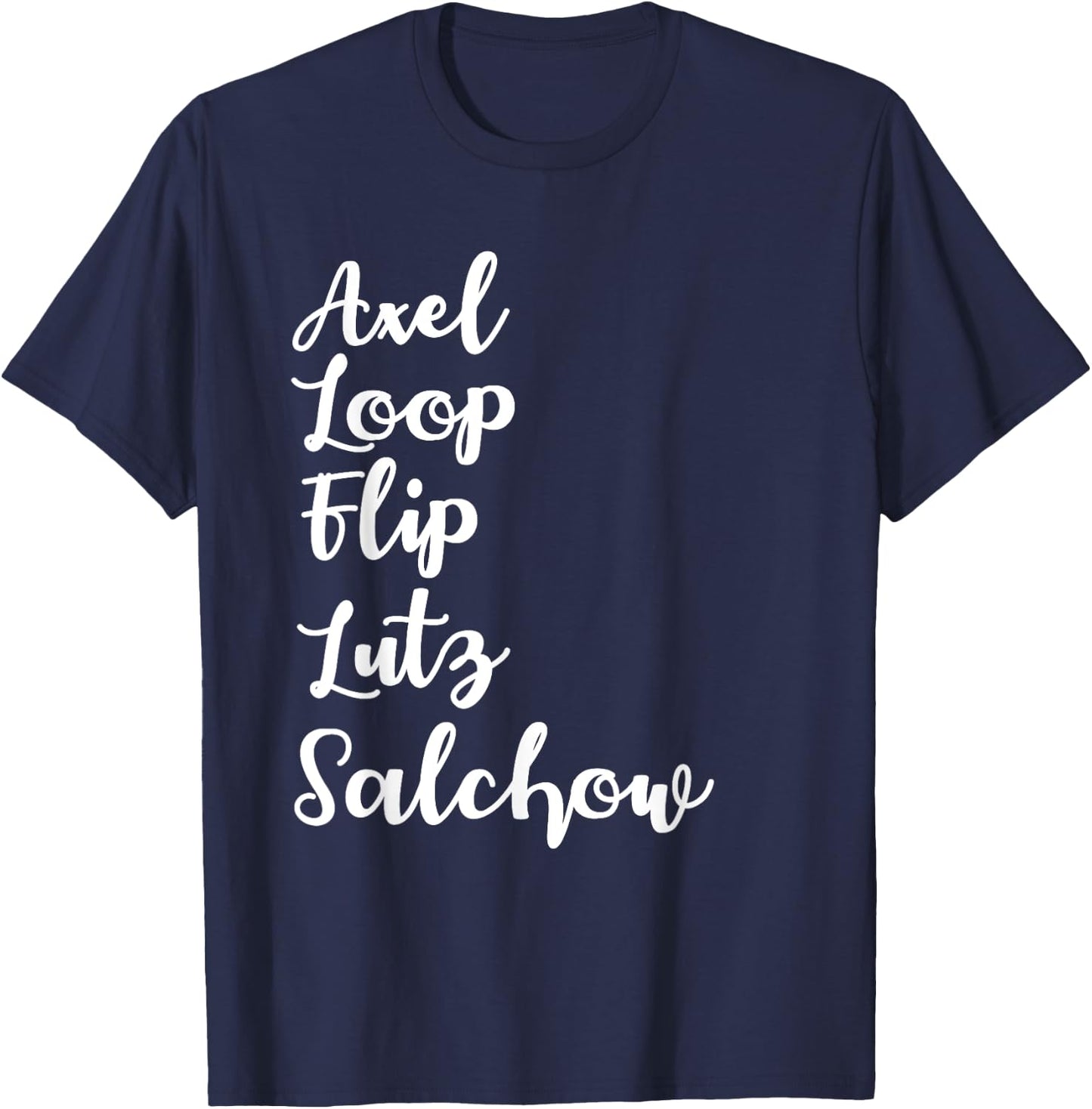Ice Skating Skater Figure Skating Sport T-Shirt - T-Shirt | Navy