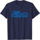 Camp Rolling Hills | Sleepaway Camp | Outdoor Vacations T-Shirt - T-Shirt | Navy