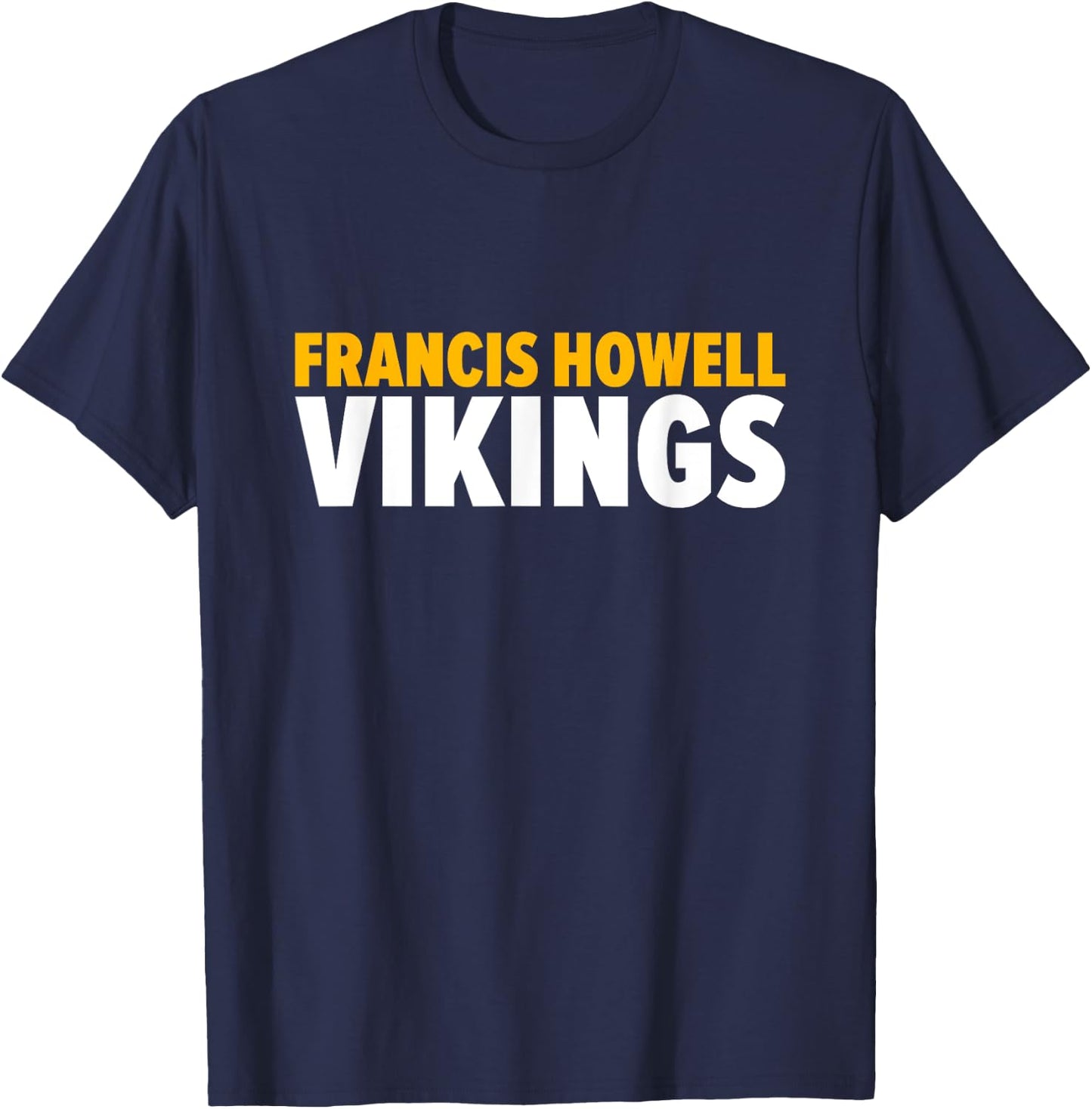Francis Howell Vikings Bold T-Shirt - T-Shirt | Navy