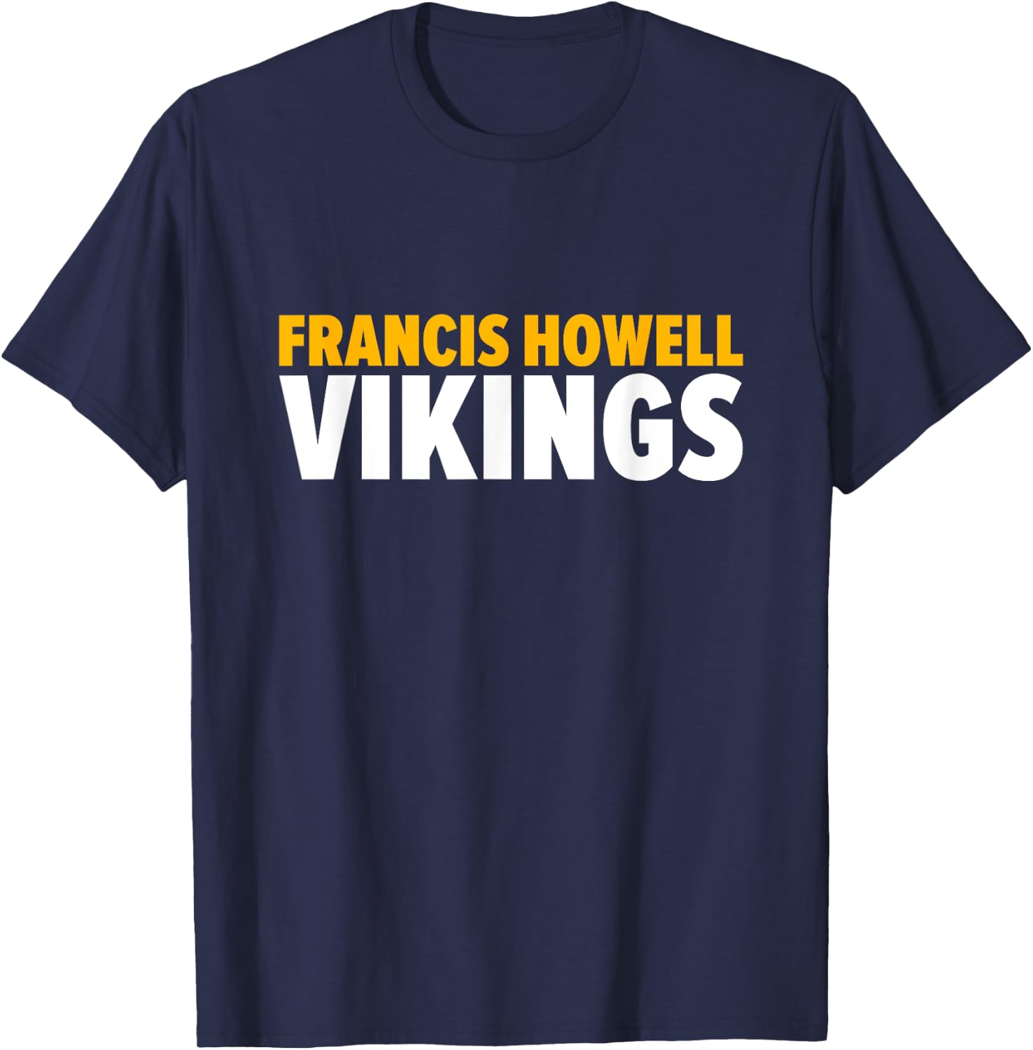 Francis Howell Vikings Bold T-Shirt - T-Shirt | Navy