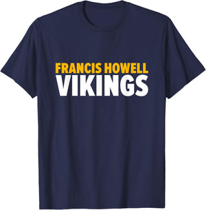Francis Howell Vikings Bold T-Shirt - T-Shirt | Navy
