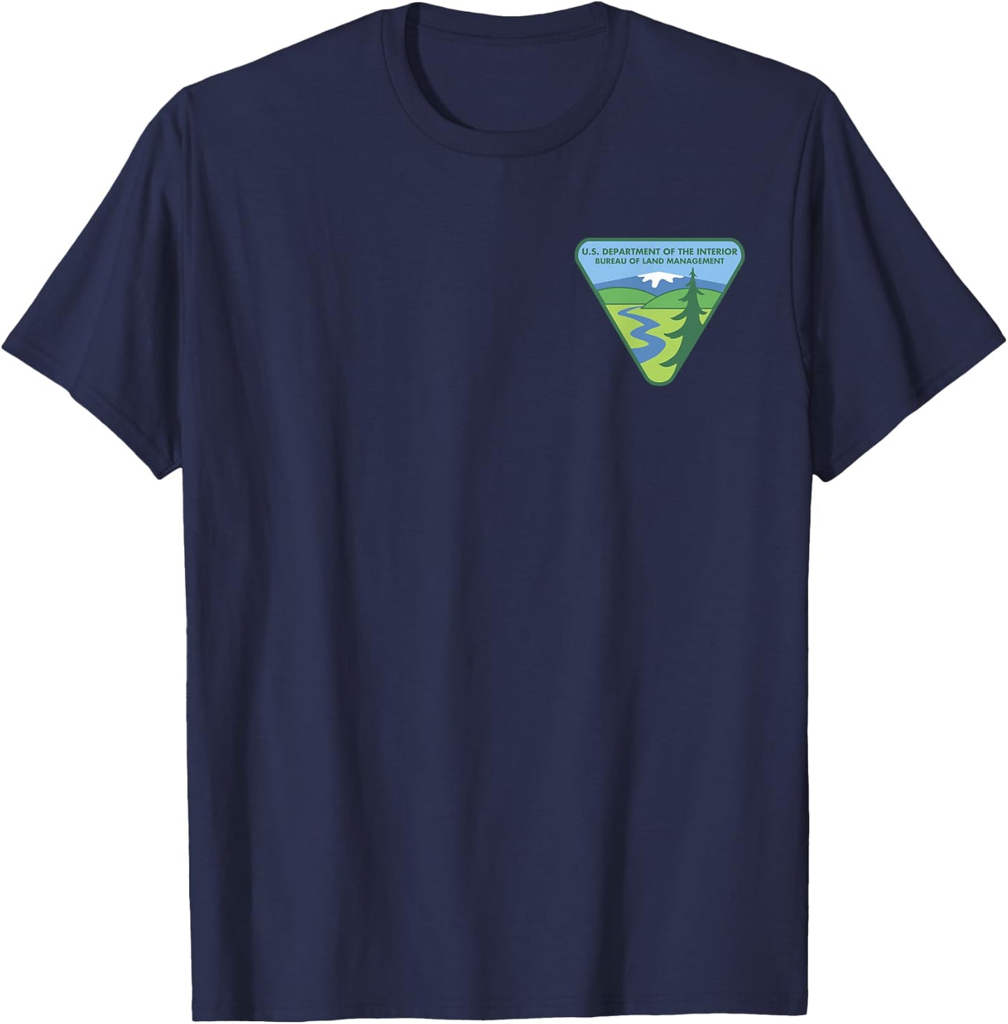The Original BLM -- Bureau of Land Management (Color) T-Shirt - T-Shirt | Navy