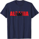 Albania Flag Design Albanian Heritage Double Headed Eagle T-Shirt - T-Shirt | Navy